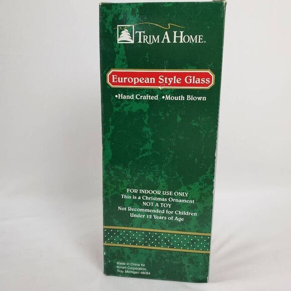 Trim A Home Nutcracker Ornament European Style Glass Handcrafted Mouth Blown - Picture 4 of 6